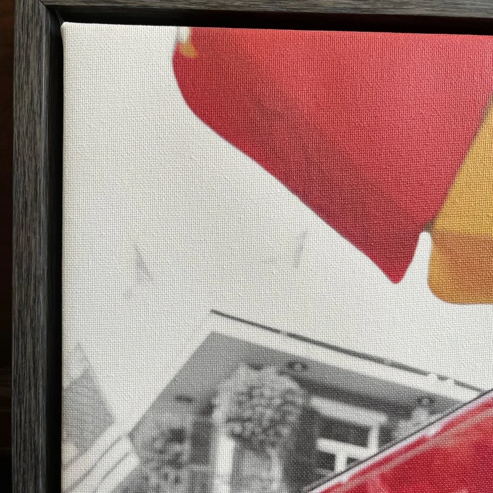 Dachshund Uniek Framed Canvas Art